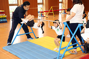 年長組の体操教室　　　　A・B