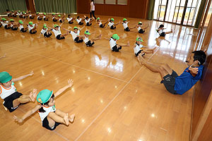 年長組の体操教室