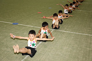エンゼル運動会８　　　　年長 組体操・バルーン