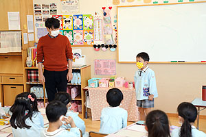年長組の習字教室