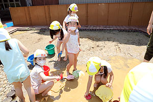 エンゼルパークで水遊び　ぱんだ