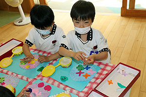 アジサイの制作　　C