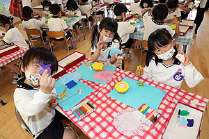 アジサイの制作　　C