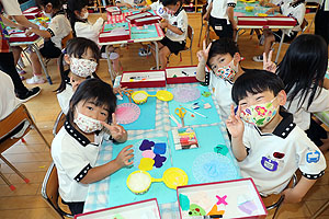 アジサイの制作　　C