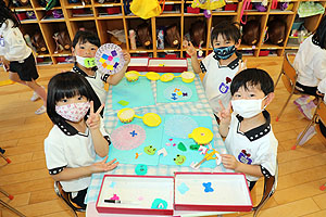 アジサイの制作　　C