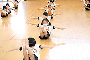 年長組の体操教室　C・D・E