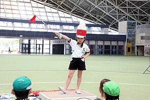 運動会予行１　　年長組　鼓笛・A・B