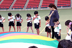 運動会予行4　　　年長組　バルーン