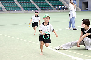 運動会予行5　　　年長組リレー