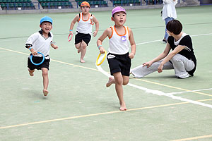 運動会予行5　　　年長組リレー