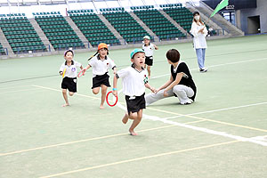 運動会予行5　　　年長組リレー