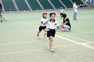 運動会予行5　　　年長組リレー