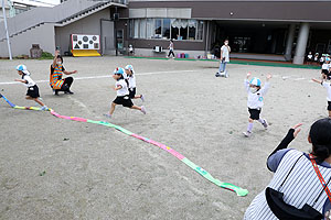 運動会の活動・かけっこ　うさぎ・りす・ことり・こあら・ぱんだ