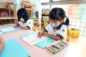 招待状の制作　うさぎ