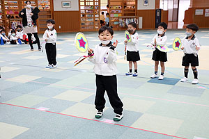 リズムフェスティバルの活動　年中Aチーム