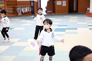 リズムフェスティバルの活動　年中Bチーム
