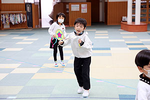 リズムフェスティバルの活動　年中Bチーム