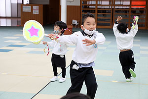 リズムフェスティバルの活動　年中Bチーム