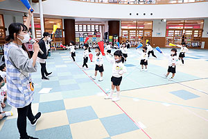 リズムフェスティバルの活動　年中Bチーム