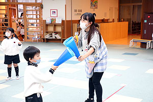 リズムフェスティバルの活動　年中Bチーム
