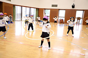 リズムフェスティバルの活動　年長Aチーム