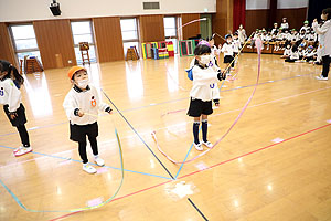 リズムフェスティバルの活動　年長Aチーム