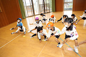 リズムフェスティバルの活動　年長Aチーム
