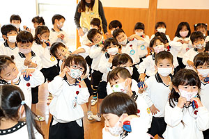 リズムフェスティバルの活動の様子　年少Aチーム