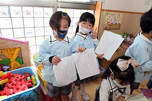 習字教室　年長組