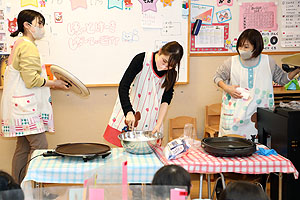ホットケーキパーティ　りす・こあら・ぱんだ