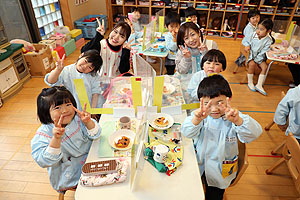ホットケーキパーティ　りす・こあら・ぱんだ