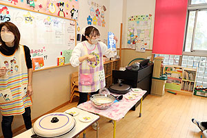 ホットケーキパーティ　きりん・ことり・うさぎ