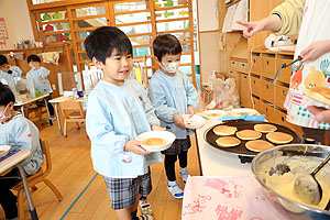 ホットケーキパーティ　きりん・ことり・うさぎ