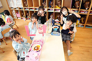 ホットケーキパーティ　きりん・ことり・うさぎ