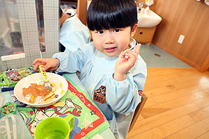 ホットケーキパーティ　きりん・ことり・うさぎ