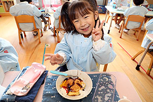 ホットケーキパーティ　きりん・ことり・うさぎ