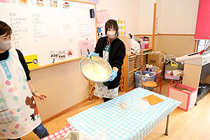 ホットケーキパーティ　きりん・ことり・うさぎ