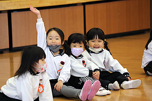 体操教室　笑顔いっぱい！　楽しかったね！　きりん