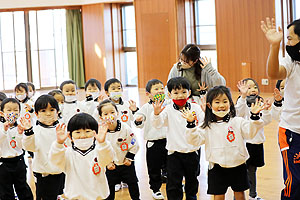 体操教室　笑顔いっぱい！　楽しかったね！　きりん