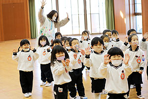 体操教室　笑顔いっぱい！　楽しかったね！　きりん