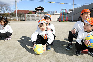 サッカー教室が開かれました　年長C・D・E
