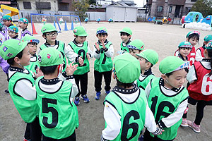 サッカー教室が開かれました　年長A・B