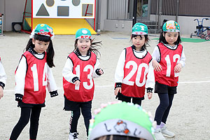 サッカー教室が開かれました　年長A・B