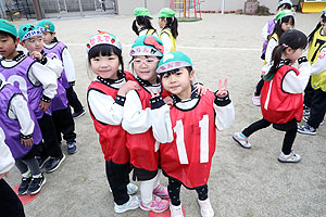 サッカー教室が開かれました　年長A・B