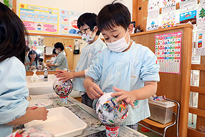 張り子を作りました！　B・さくら