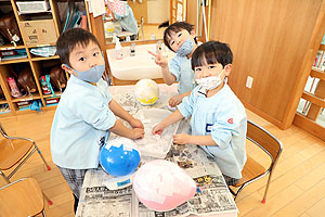 張り子を作りました！　B・さくら
