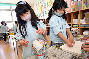 張り子を作りました！　B・さくら