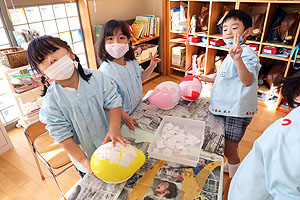 張り子を作りました！　B・さくら