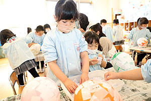 張り子を作りました！　B・さくら