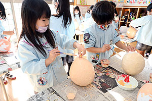 作品展の制作活動の様子　A